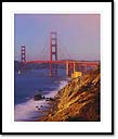 Sunset at the Golden Gate, Golden Gate National recreation area, CA