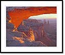 Mesa arch at sunrise, Canyonlands National Park, UT